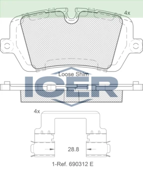 ICER əyləc bəndi 182120