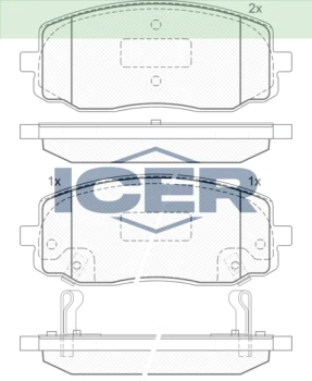 ICER əyləc bəndi 181709